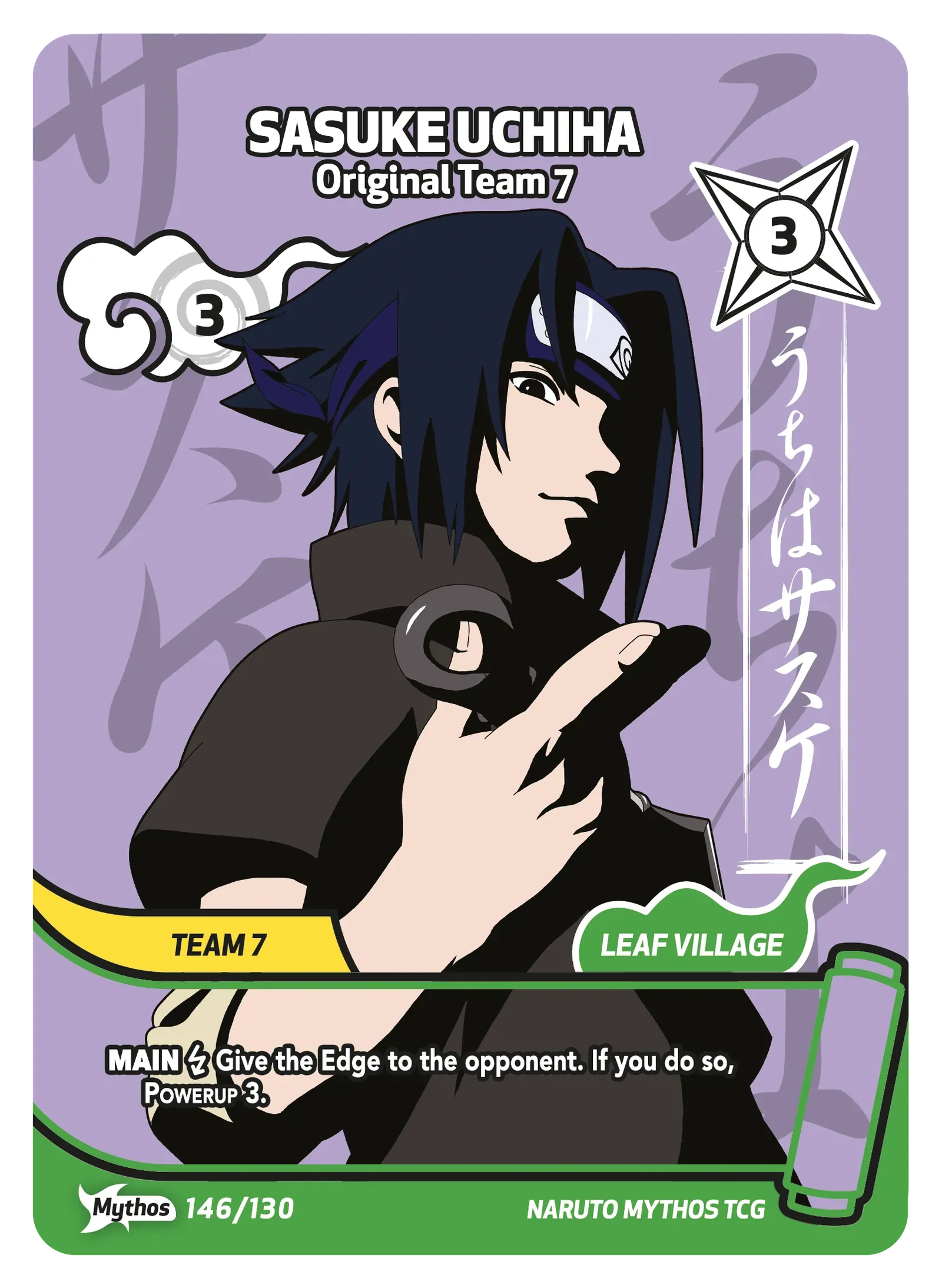 Sasuke Uchiha — Pierwotna Drużyna 7