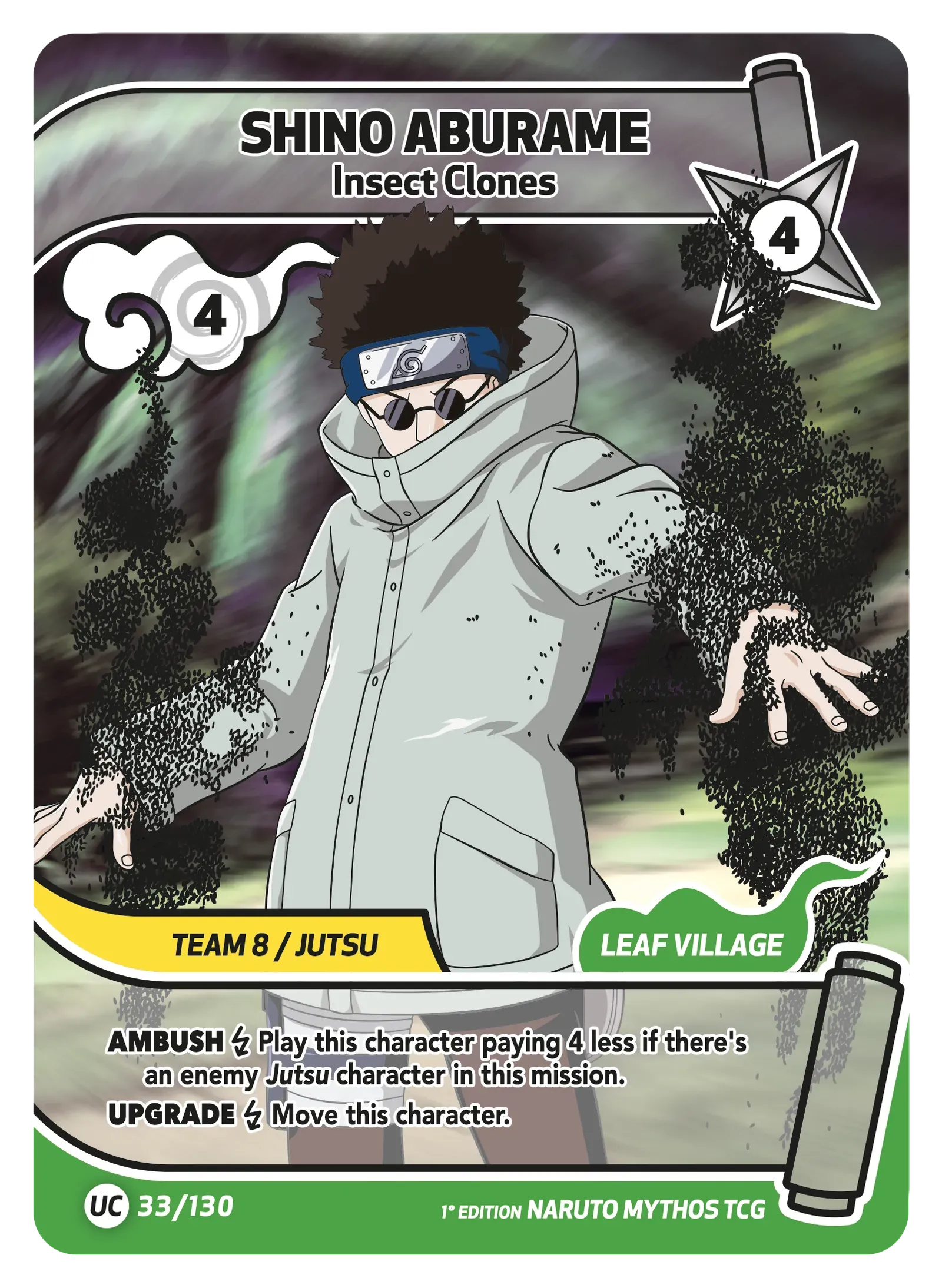 Shino Aburame — Klony Owadów