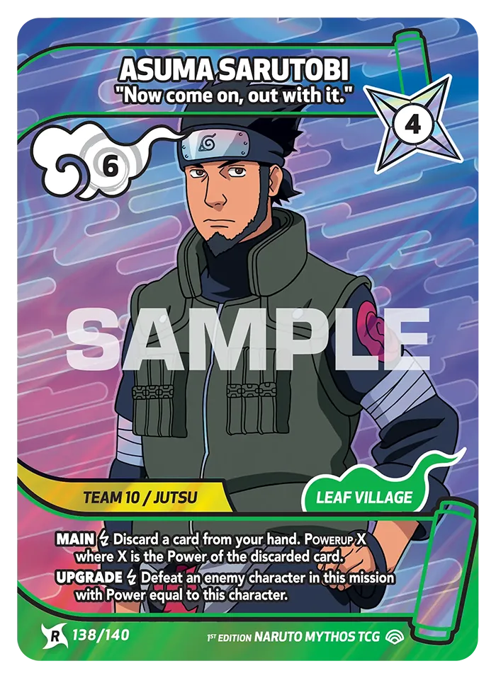 Asuma Sarutobi — No Dalej, Mów