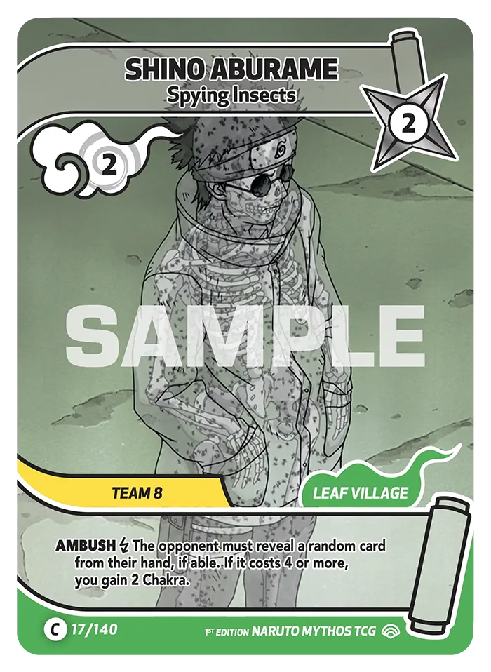 Shino Aburame — Szpiegujące Owady