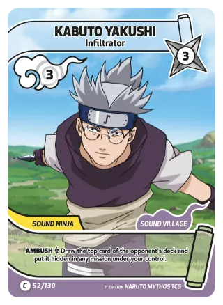 Kabuto Yakushi — Infiltrator