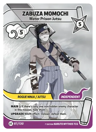 Zabuza Momochi — Jutsu Wodnego Więzienia